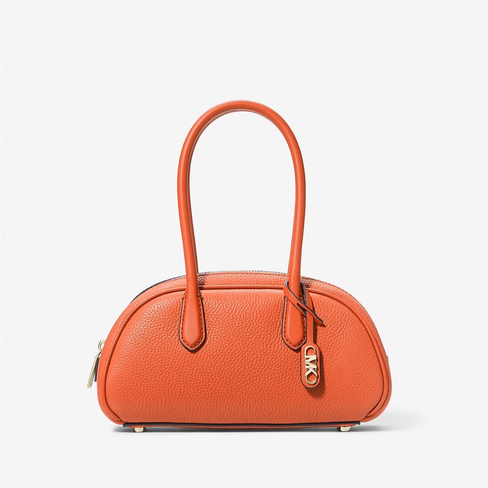 MICHAEL Michael Kors Lulu Small Pebbled Leather Satchel